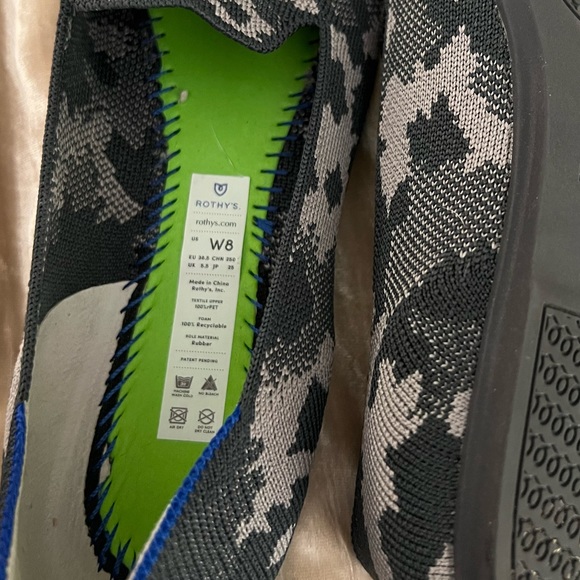 Rothys BotaniCamo Loafers 8 NEVER WORN NEW - Picture 8 of 8